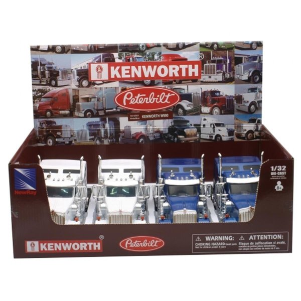 Newray Toys 1 32 Kenworth W900 Cab 12PK SS52931